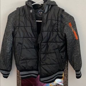 Boys warm puff jacket size 7/8